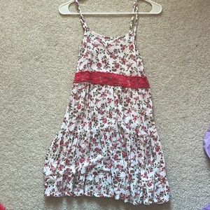 Knitworks floral pink and green sundress
